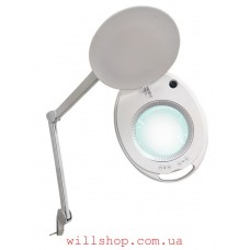 Лампа-лупа модель 6027K-H LED на 3 діоптрії 12W з регулюванням яскравості холодне/тепло світло